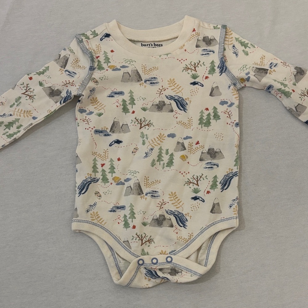 Burt's Bees Baby Nature Print Bodysuit